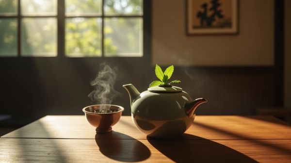 Théière japonaise kyusu : préparer le thé vert avec finesse
